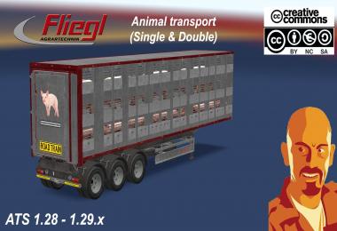 FLIEGL ANIMAL TRANSPORT (SINGLE & DOUBLE) ATS 1.28 - 1.29.x