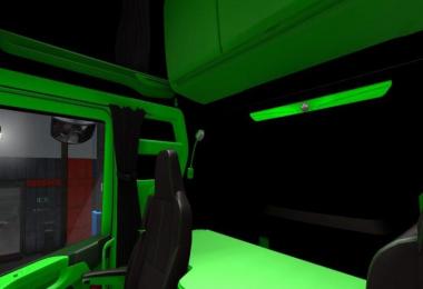 Green interior for Scania 2016 1.30