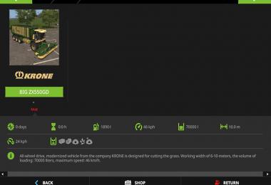 KRONE BIG MOWER v1.0.0.4b Update