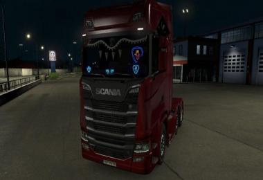 LED plate from scania (old) for scania S & R 2016 1.30