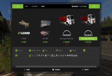 Man tgs 6x4 benne v1.0