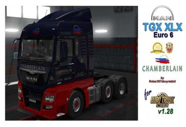 MAN TGX XLX – Chamberlain Transport Texture v1