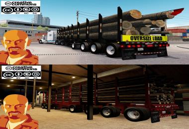 MANAC 4 AXIS LOG TRAILER ATS 1.28 - 1.29.x