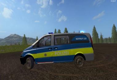 Mercedes Benz Vito Police Skin v1.0