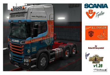Scania R730 V8 Topline – R L Taylor Texture (RJL) v1.0