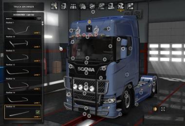 Scania S & R New Tuning Accessories (SCS) 1.30