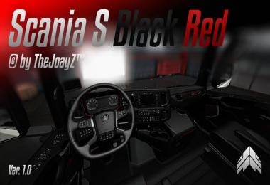 Scania S V8 Black Red Mod 1.30.x