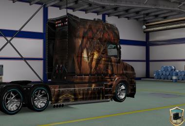 Scania T and Scania RS Dragon Skin