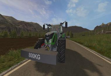 Self-made weight 800 KG v1.0