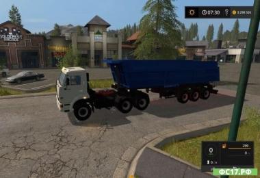 Kamaz 65116 with trailer Schmitz v1.1
