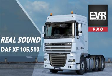Authentic sound DAF XF 105.510 Engine Voice Records v1.0