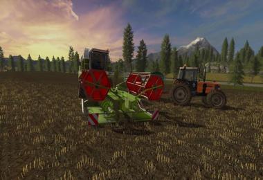 Claas C540 folding cutter v1.2 + Claas Lexion 700