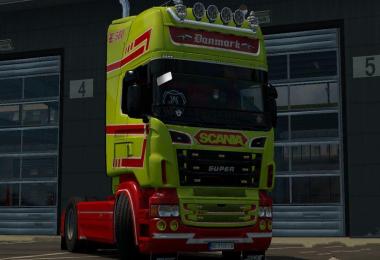 Danmark Old School mini pack Skin Scania RJL