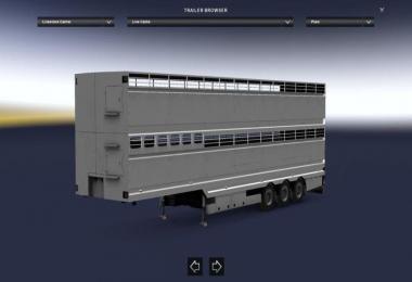 Empty Livestock (Cow) Trailer Support 1.30.x