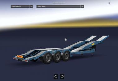 Empty Truck Transporter Trailer Support 1.30.x