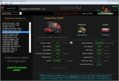 FS17 Dashboard v2.0