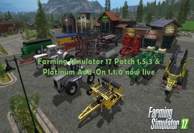 FS17 Patch v1.5.3 & Platinum Add-On v1.1.0
