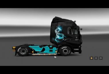 Iveco Hi-Way Skin Dragon For ETS2 v1.0