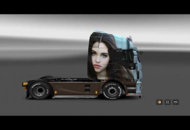 Iveco Hi-Way Skin Girl E v1.0