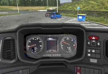 New Gen Scania Dashboard Glass Reflection Addon v1.0
