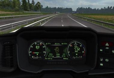 New Scania Custom Dashboard Addon v1.0