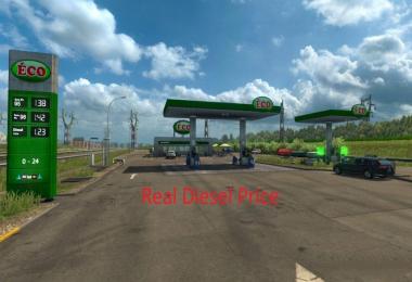 Real Diesel Prices ProMods 2.25 & RusMap 1.7.5