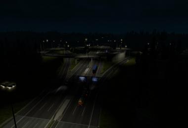 Rotterdam Brussel Highway with Calais Duisburg Road Int v2.0