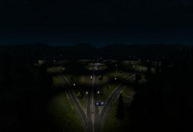 Rotterdam Brussel Highway with Calais Duisburg Road Int v2.0