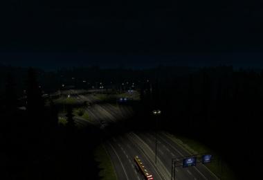 Rotterdam Brussel Highway with Calais Duisburg Road Int v2.0