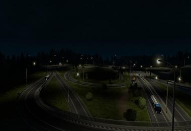 Rotterdam Brussel Highway with Calais Duisburg Road Int v2.0