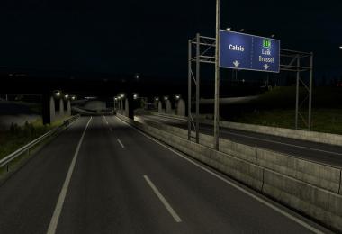 Rotterdam Brussel Highway with Calais Duisburg Road Int v2.0