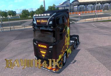 Scania R&S 2016 SCS Dark Phoenix skin 1.30