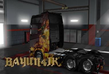 Scania R&S 2016 SCS Dark Phoenix skin 1.30