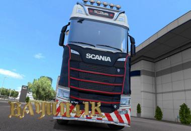 Scania S 2016 SCS Smiths heavy haulage skin 1.30
