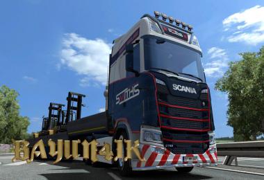 Scania S 2016 SCS Smiths heavy haulage skin 1.30