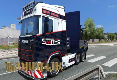 Scania S 2016 SCS Smiths heavy haulage skin 1.30