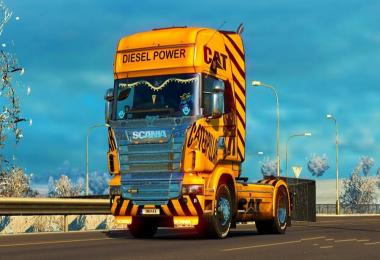 Skin Cat for Scania R v1.0