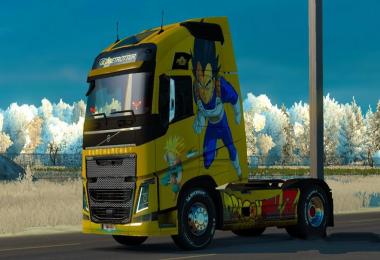 Skin Dragon Ball Z for Volvo 2012 v1.0