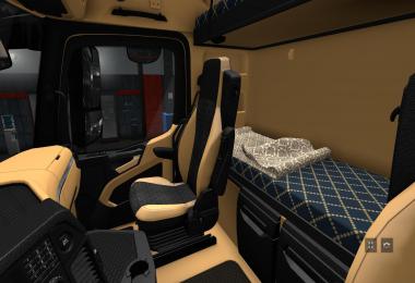 The luxury HD interior for Actros MP4 Final v1.3