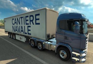 Trailers in Traffic with Skins from DLC Italy