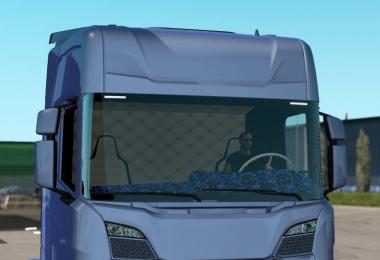 Blue Danish Interior for Scania New Generation v1.0
