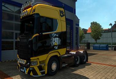 CAT skin for Scania S Next Gen 1.30.x