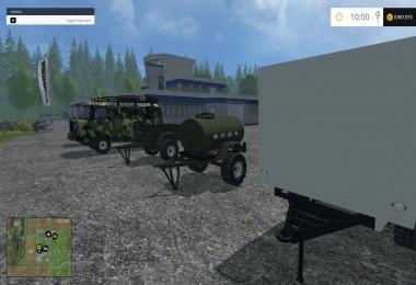 FS15 UAZ and Trailers Pack v1.0