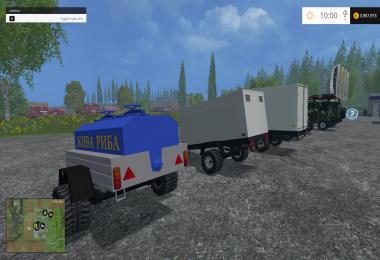 FS15 UAZ and Trailers Pack v1.0