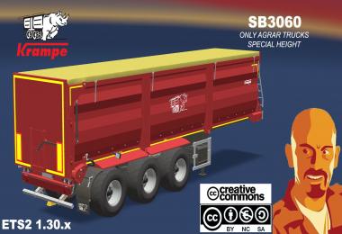 KRAMPE SB3060 AGRAR TRAILER ETS2 1.30.x