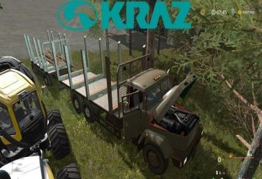 Kraz 6233 M6 Log truck NEW v1.0