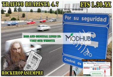 Realistic traffic v4.7 by Rockeropasiempre for 1.30