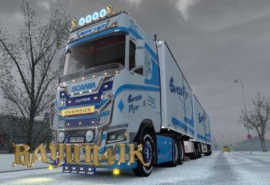 Scania S 2016 SCS Europe Flyer skin-pack 1.30