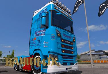 Scania S 2016 SCS Harpers Haulage skin 1.30