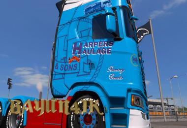 Scania S 2016 SCS Harpers Haulage skin 1.30